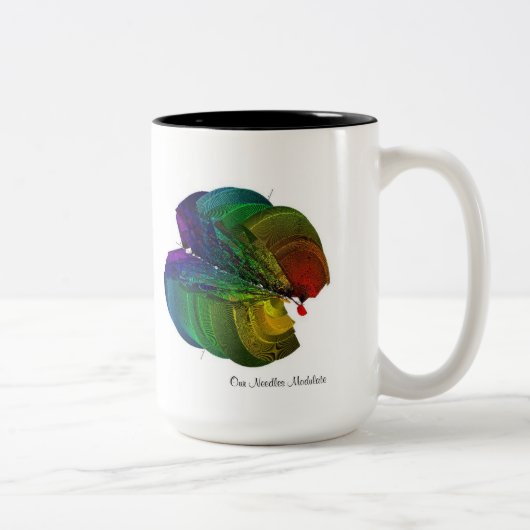 Tasse 2 Couleurs Nos aiguilles modulent (Droit)