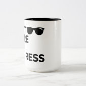 Tasse 2 Couleurs Not Here to Impress (Centre)