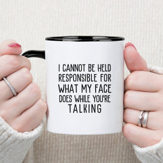 Tasse 2 Couleurs Not Responsible Office Humor Funny & Sarcastic 