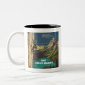 Tasse 2 Couleurs Not Today Gravity Rock Climbing (Gauche)