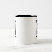 Tasse 2 Couleurs Note 'S' pour le sarcasme (Centre)