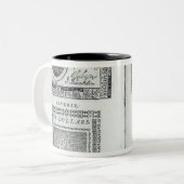 Tasse 2 Couleurs Notes de la devise continentale (Devant gauche)