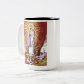 Tasse 2 Couleurs Notre Dame de Lourdes (Devant gauche)