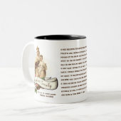 Tasse 2 Couleurs Notre Dame du Mont Carmel Prière Jésus Scapulaire (Devant gauche)