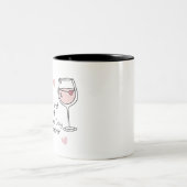 Tasse 2 Couleurs Notre première fête des mères - Soft Romantic Grap (Centre)