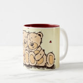 Tasse 2 Couleurs Nounours mignon (Devant droit)