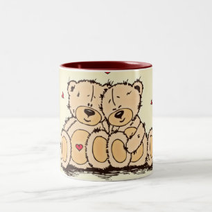 Tasse 2 Couleurs Nounours mignon