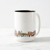 Tasse 2 Couleurs Nourriture malsaine (Devant droit)