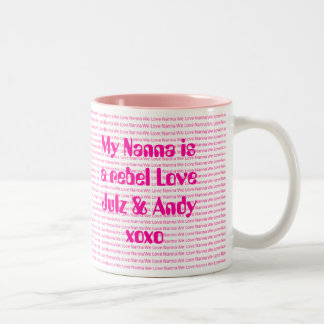 Tasse 2 Couleurs Nous aimons Nanna