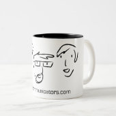 Tasse 2 Couleurs Nous avons des communicateurs (Devant droit)