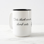 Tasse 2 Couleurs Nous sommes des chats (Devant gauche)