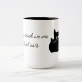 Tasse 2 Couleurs Nous sommes des chats (Centre)