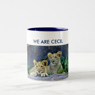 Tasse 2 Couleurs Nous sommes les Lions Cubs de Cecil Cecil