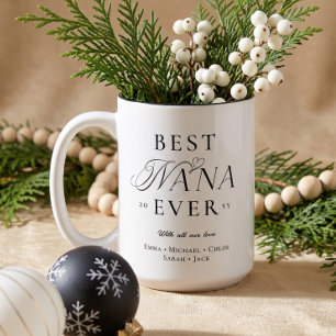 Tasse 2 Couleurs Nous vous aimons le plus, Nana, un Noël personnali