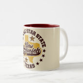 Tasse 2 Couleurs Nouveau Braunfels, Texas (Devant droit)