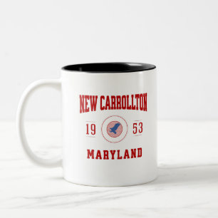Tasse 2 Couleurs Nouveau Carollton Maryland College Style Universit