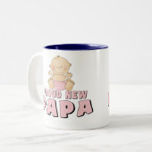 Tasse 2 Couleurs NOUVEAU garçon FIER de papa (Devant gauche)