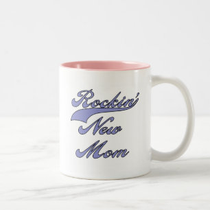 Tasse 2 Couleurs Nouveaux T-shirts et cadeaux de maman de Rockin