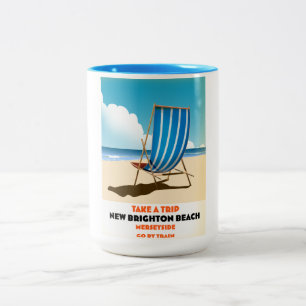 Tasse 2 Couleurs Nouvelle Brighton Beach Merseyside