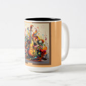 Tasse 2 Couleurs Nouvelle collection d'art musical (Devant droit)