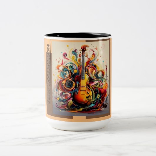 Tasse 2 Couleurs Nouvelle collection d'art musical (Centre)