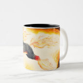 Tasse 2 Couleurs Nouvelle conception de cauchemar (Devant droit)