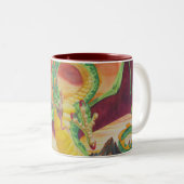 Tasse 2 Couleurs Nouvelle conception de dragon de Shivan (Devant droit)