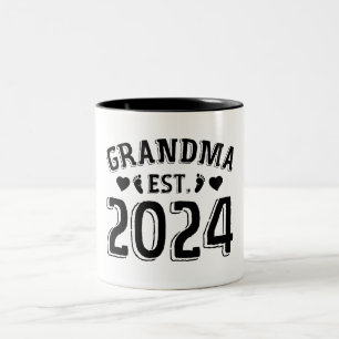 Tasse 2 Couleurs Nouvelle Grande Mamie Créée 2024