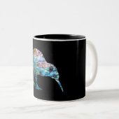 TASSE 2 COULEURS NOUVELLE-ZÉLANDE KIWI PAUA (Devant droit)