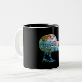 TASSE 2 COULEURS NOUVELLE-ZÉLANDE KIWI PAUA (Devant gauche)
