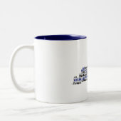 Tasse 2 Couleurs Nuage de mots KY (bleu V1) (Gauche)