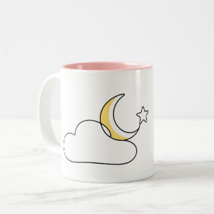 Tasse 2 Couleurs Nuage et Étoiles de Rêve