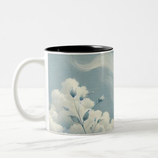 Tasse 2 Couleurs Nuages éthérés (Gauche)
