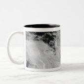 Tasse 2 Couleurs Nuages ondulés en forme de navire (Gauche)