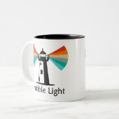Tasse 2 Couleurs Nubble Light Maine Rainbow (Devant gauche)