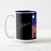 Tasse 2 Couleurs Nuit dans la ville : (Gauche)