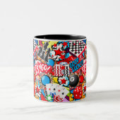 Tasse 2 Couleurs Nuit du jeu (Devant droit)