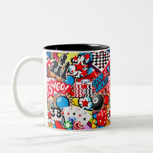 Tasse 2 Couleurs Nuit du jeu (Gauche)