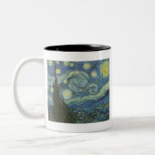 Tasse 2 Couleurs Nuit étoilée par Vincent Van Gogh (Gauche)