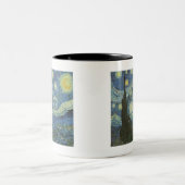 Tasse 2 Couleurs Nuit étoilée par Vincent Van Gogh (Centre)