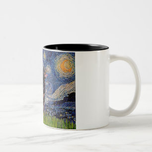 Tasse 2 Couleurs Nuit étoilée - Rottweiler (#6)