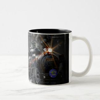 Tasse 2 Couleurs Nuit locomotive de transport de train de vapeur