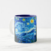Tasse 2 Couleurs Nuit Van Gogh Starry (Devant gauche)
