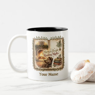 Tasse 2 Couleurs Nuits de lecture joyeuses et lumineuses Livre ouve
