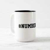 Tasse 2 Couleurs #NUMBERSIGN Récupérer La #Mug (Devant gauche)
