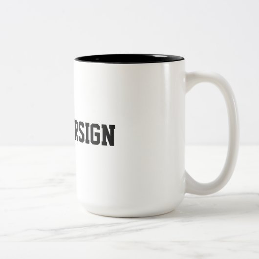 Tasse 2 Couleurs #NUMBERSIGN Récupérer La #Mug (Droit)
