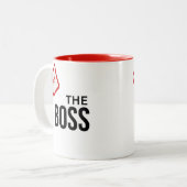 Tasse 2 Couleurs Numéro 1 Cadeau Boss (Devant gauche)
