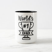 Tasse 2 Couleurs numéro 1 papa (Centre)