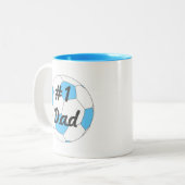 Tasse 2 Couleurs Numéro 1 papa (Devant gauche)