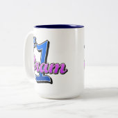 Tasse 2 Couleurs Numéro un gramme (Devant gauche)